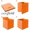 Casafield Set of 6 Collapsible Fabric Cube Storage Bins - Foldable Cloth Baskets for Shelves, Cubby Organizers & More